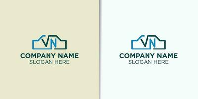 letter V and car logo design template, letter logo, business logo vector