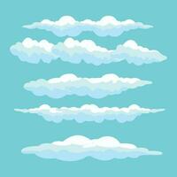 Cloud Icon Set Design, Vector Symbol Template Illustration