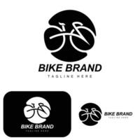 Bicycle Logo, Vehicle Vector, Bicycle Silhouette Icon, Simple Design Inspiration vector