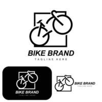 Bicycle Logo, Vehicle Vector, Bicycle Silhouette Icon, Simple Design Inspiration vector