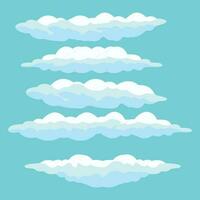 Cloud Icon Set Design, Vector Symbol Template Illustration