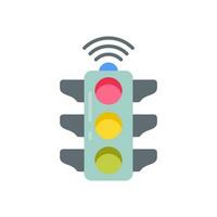 Smart Traffic Light icon in vector. Illustration vector