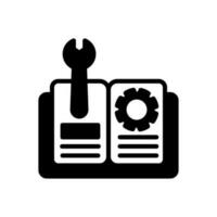 Service Book icon in vector. Illustration vector