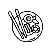 salmon icon in vector. Illustration vector