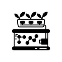 Hydroponics icon in vector. Illustration vector