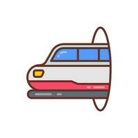 Hyperloop icon in vector. Illustration vector