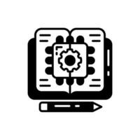 Cybernetics icon in vector. Illustration vector