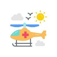 Air Medical Transport icon in vector. Illustration vector