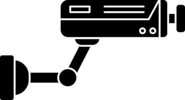 Flat style cctv camera icon. vector