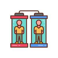 Cloning Machine icon in vector. Illustration vector