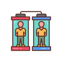 Cloning Machine icon in vector. Illustration vector