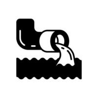 Sewage Backup icon in vector. Illustration vector