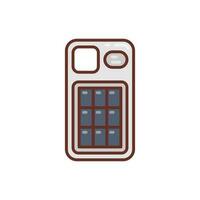 Solar Phone Case icon in vector. Illustration vector