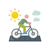 Solar Road icon in vector. Illustration vector