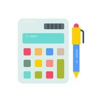 Solar Calculator icon in vector. Illustration vector