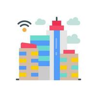 Smart City icon in vector. Illustration vector