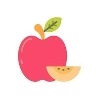 manzana icono en vector. ilustración vector