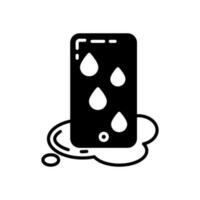 Water Damage icon in vector. Illustration vector