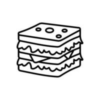 Deli icon in vector. Illustration vector