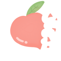 pêssego, fruta, comida, rosa, benefícios, nutrientes, ícone, logotipo png