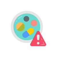 Overdose icon in vector. Illustration vector