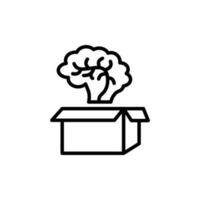 Brain Donation icon in vector. Illustration vector