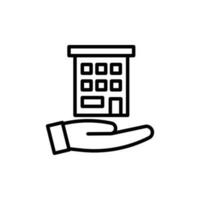 Property Donation icon in vector. Illustration vector