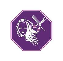 Beauty Hair Salon Logo female fashion logo vector