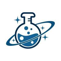 Planet Lab Logo Design Illustration vector planet lab logo