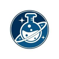 Planet Lab Logo Design Illustration vector planet lab logo