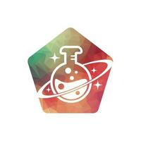 Planet Lab Logo Design Illustration vector planet lab logo