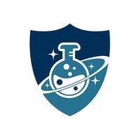 Planet Lab Logo Design Illustration vector planet lab logo