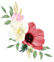 Blume Aquarell Clip Art png