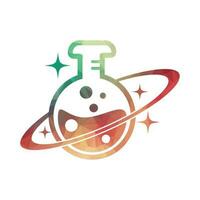 Planet Lab Logo Design Illustration vector planet lab logo