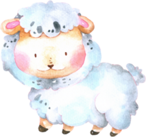 animal ferme personnage aquarelle png