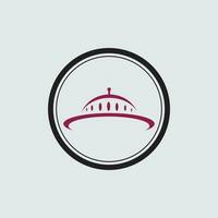 UFO vector logo template illustration design