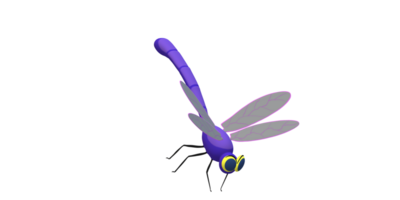 Dragon Fly isolated on a Transparent Background png