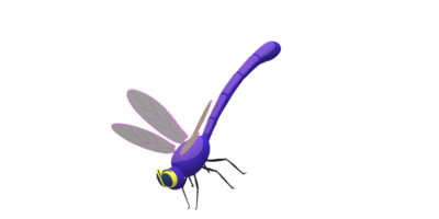 Dragon Fly isolated on a Transparent Background png