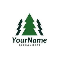 Pine Tree logo vector template. Creative Pine Tree logo design concepts