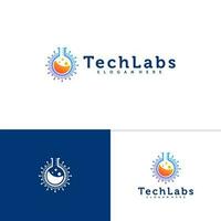 Tech Lab logo template, Creative Lab logo design vector, Tech logo concepts vector