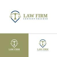 Law firm with point logo template, Creative Law firm logo design vector, Point logo concept vector