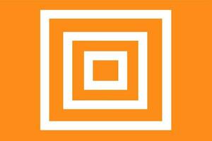 rectangle orange background vector