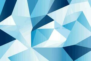 abstract geometric background blue vector