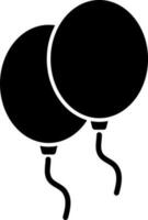 Balloons icon or symbol. vector