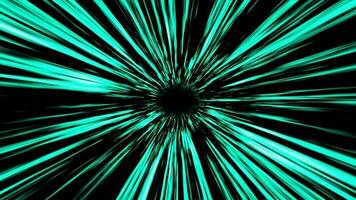 Motion zoom anime green speed line Anime on black background for comic video