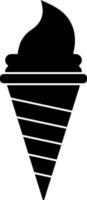 Ice cream cone icon. vector