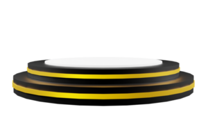 3d Rendern Podium golden Bühne png