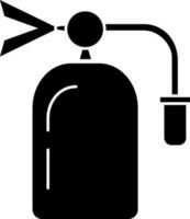 Fire extinguisher icon in flat style. vector