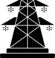 Electrical tower icon. vector