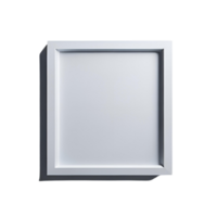 aislado blanco lona con un minimalista blanco borde, blanco marco lona Bosquejo , vacío marcos, blanco marcos para hogar interior decoración Bosquejo png